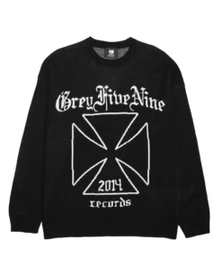 G59 Records Knitted Sweater (Black)