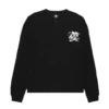 G59 Patched Henley Black Sweatshirt