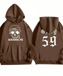 Suicideboys G59 Brown Hoodie