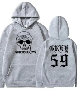 Suicideboys G59 Light Gray Hoodie