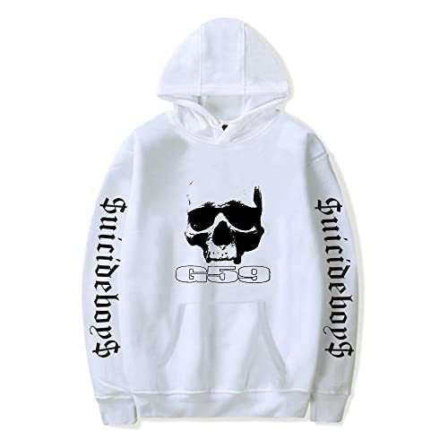 $uicideboy$ G59 Records Merch White Hoodie